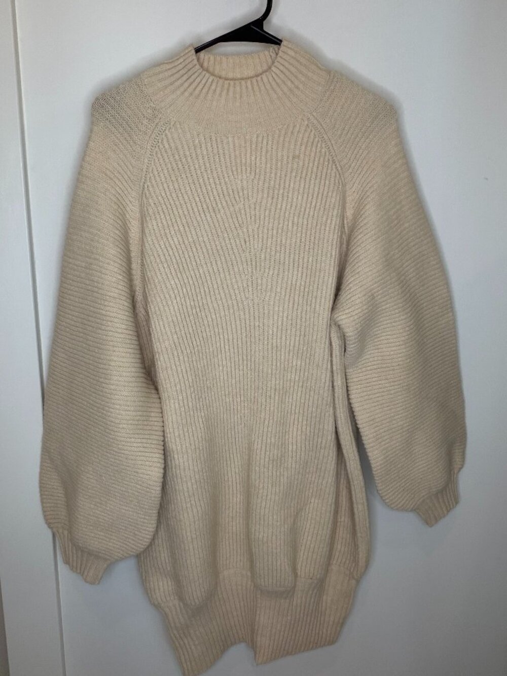 Flying Tomato Beige Sweater Dress - Size L